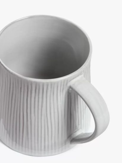 Stoneware Mug, 400ml, Grey