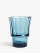 Fish Stacking Glass Tumblers, Set of 4, 220ml, Teal